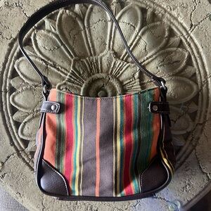 Striped Multicolor Women's Bag